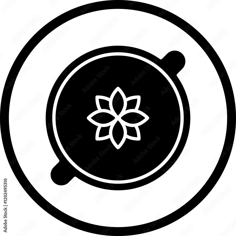 Crema Catalana icon single vector illustration Crema Catalana icon single vector illustration