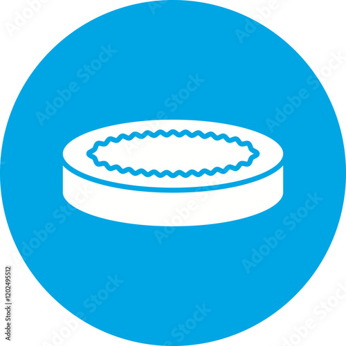 Creme Brulee icon single vector illustration