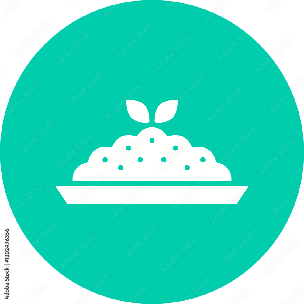 Risotto icon single vector illustration Risotto icon single vector illustration