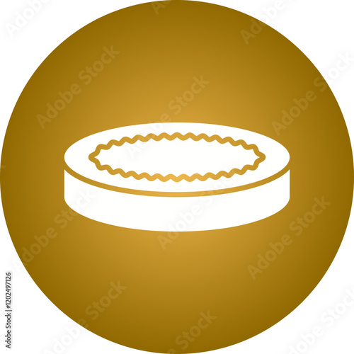 Creme Brulee icon single vector illustration