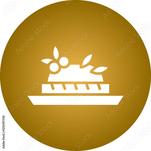 Bruschetta icon single vector illustration