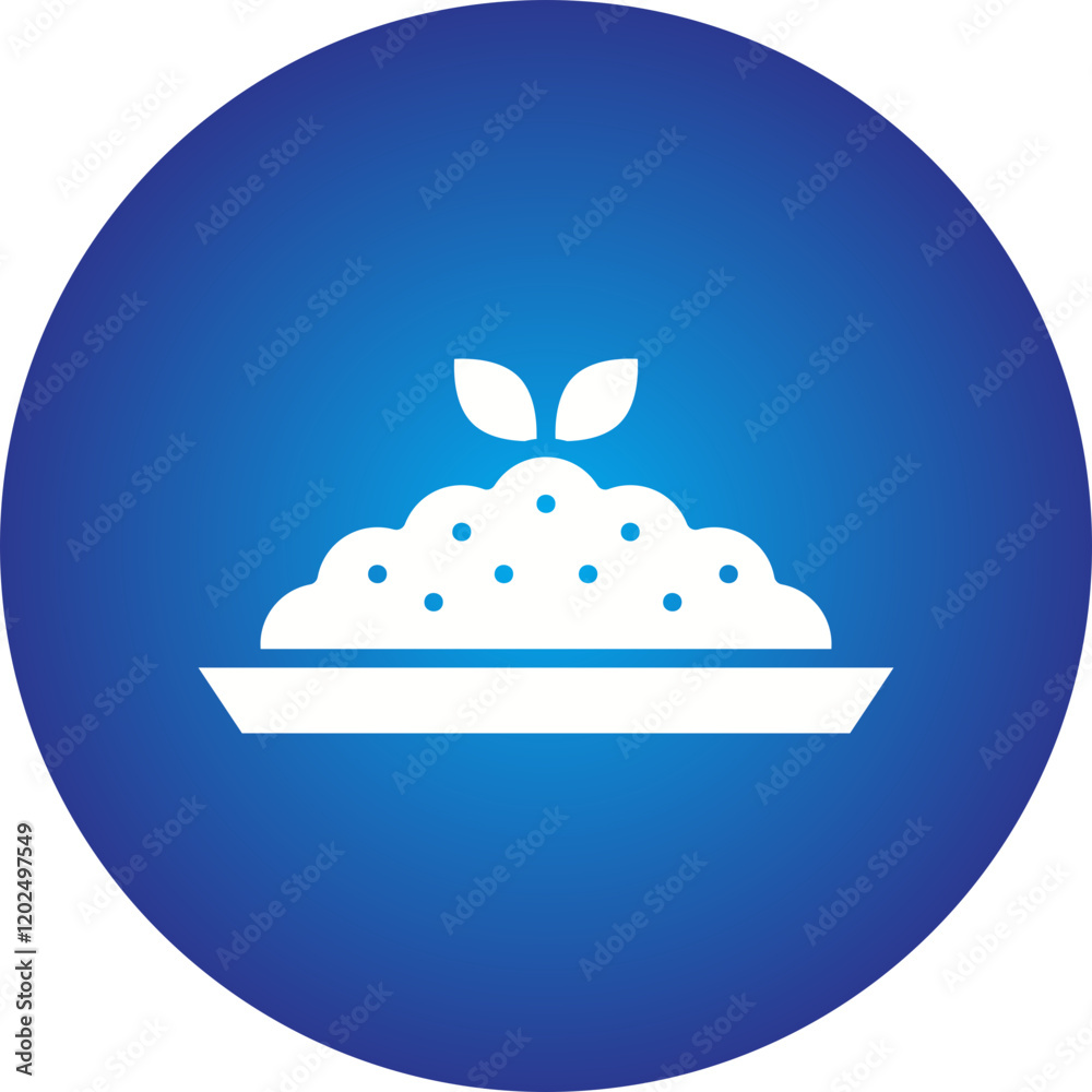 Risotto icon single vector illustration Risotto icon single vector illustration