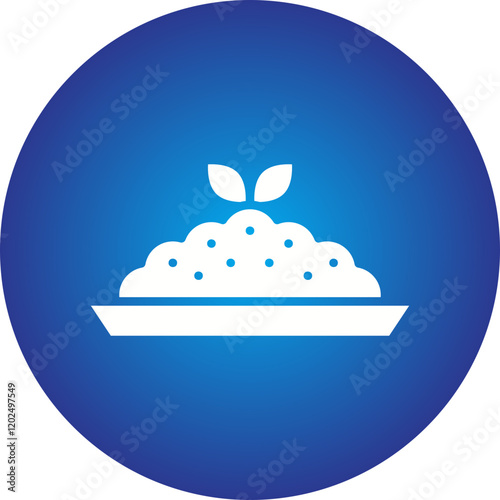 Risotto icon single vector illustration