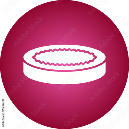 Creme Brulee icon single vector illustration