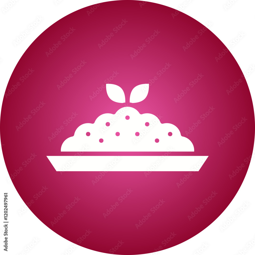 Risotto icon single vector illustration Risotto icon single vector illustration