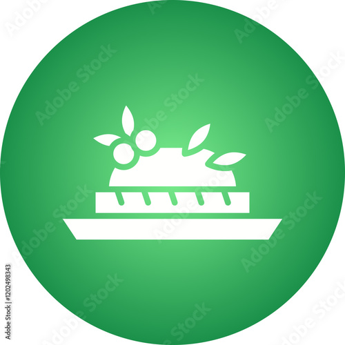 Bruschetta icon single vector illustration