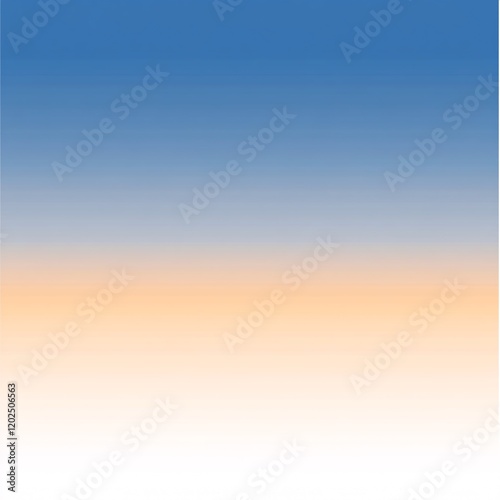 Serene Gradient Background: Blue Sky to Peach Sunset