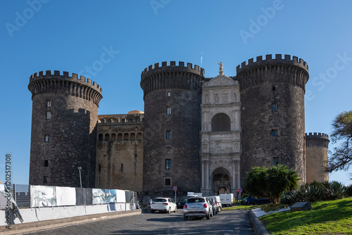 Fototapeta Naklejka Na Ścianę i Meble -  Sections and details from the streets of Naples the capital of the Campania region and the 3rd largest city in Italy