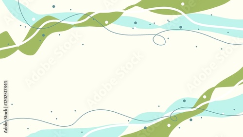 Creative abstract background with waves. Template with space for powerpoint, ppt, celebration, branding, banner, flyer, cover, business card, poster, sales, wall art, promotion, magazine and print.