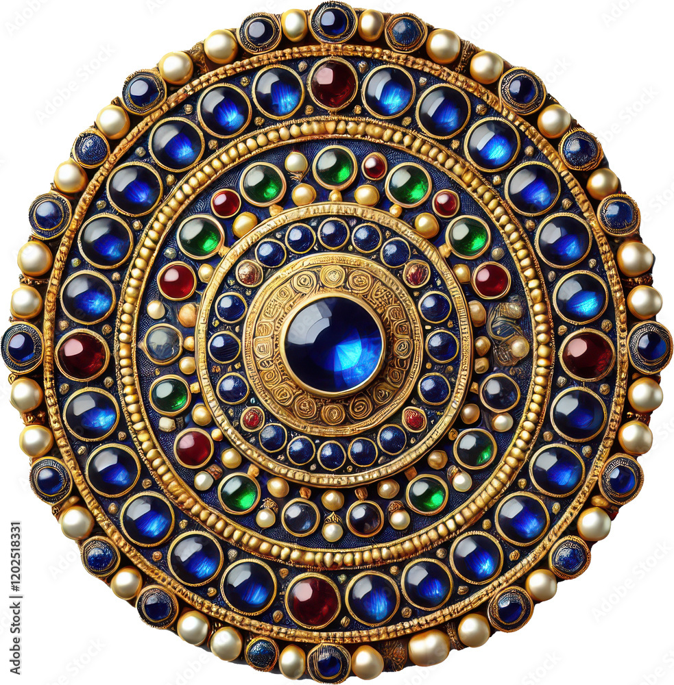 Obraz premium Medieval Medallion Clipart Vector Illustration