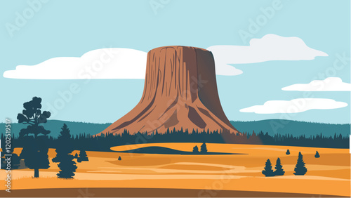 Devil's Tower National Monument- A Geologic Marvel.eps