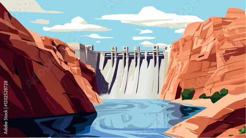 Glen Canyon Dam- A Marvel of Engineering.eps