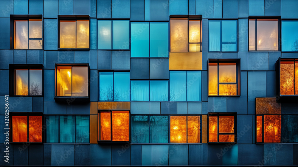 windows of a building, windows on a wall windows of a building, windows on a wall