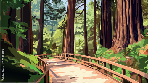 Muir Woods- California's Redwood Sanctuary.eps