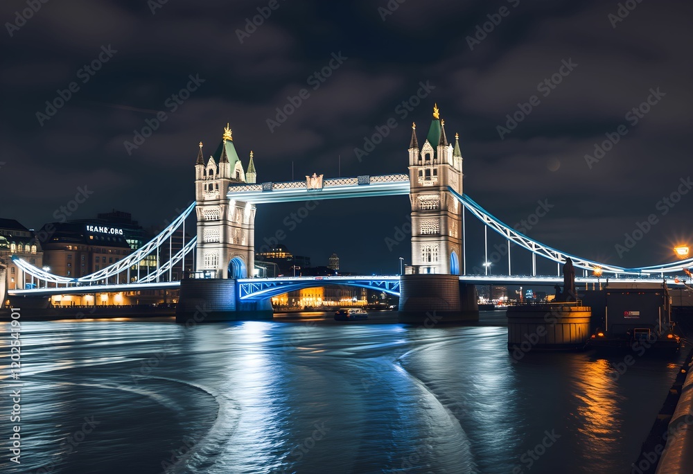 Obraz premium tower bridge at night