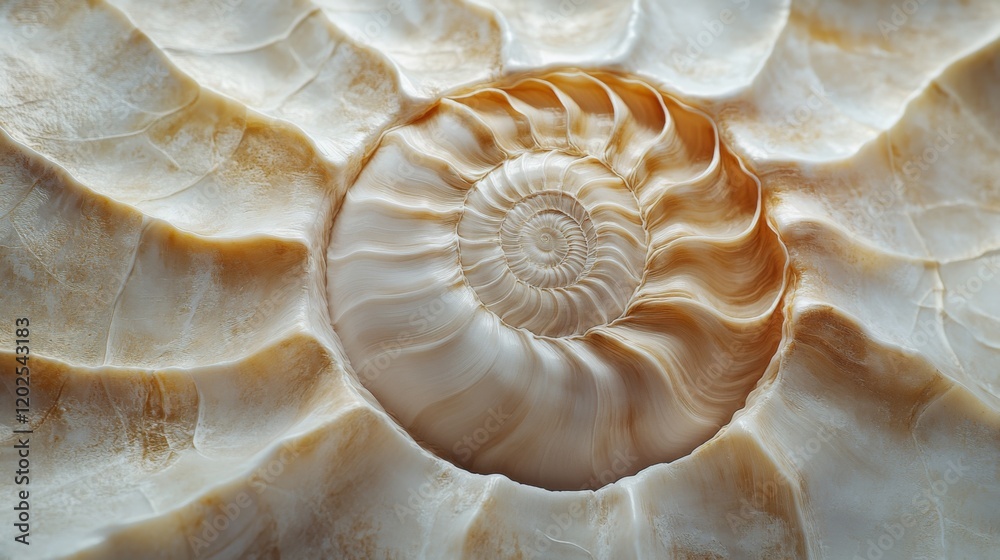 Detailed view of ammonite marble with intricate patterns showcasing natural beauty and unique textures, capturing the essence of ancient marine life in a stunning design