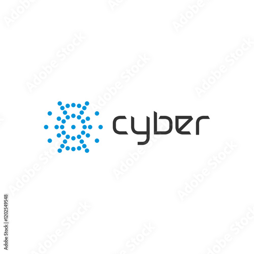 Cyber technology internet artificial intelligence logo design editable vector brand identity corporates image 