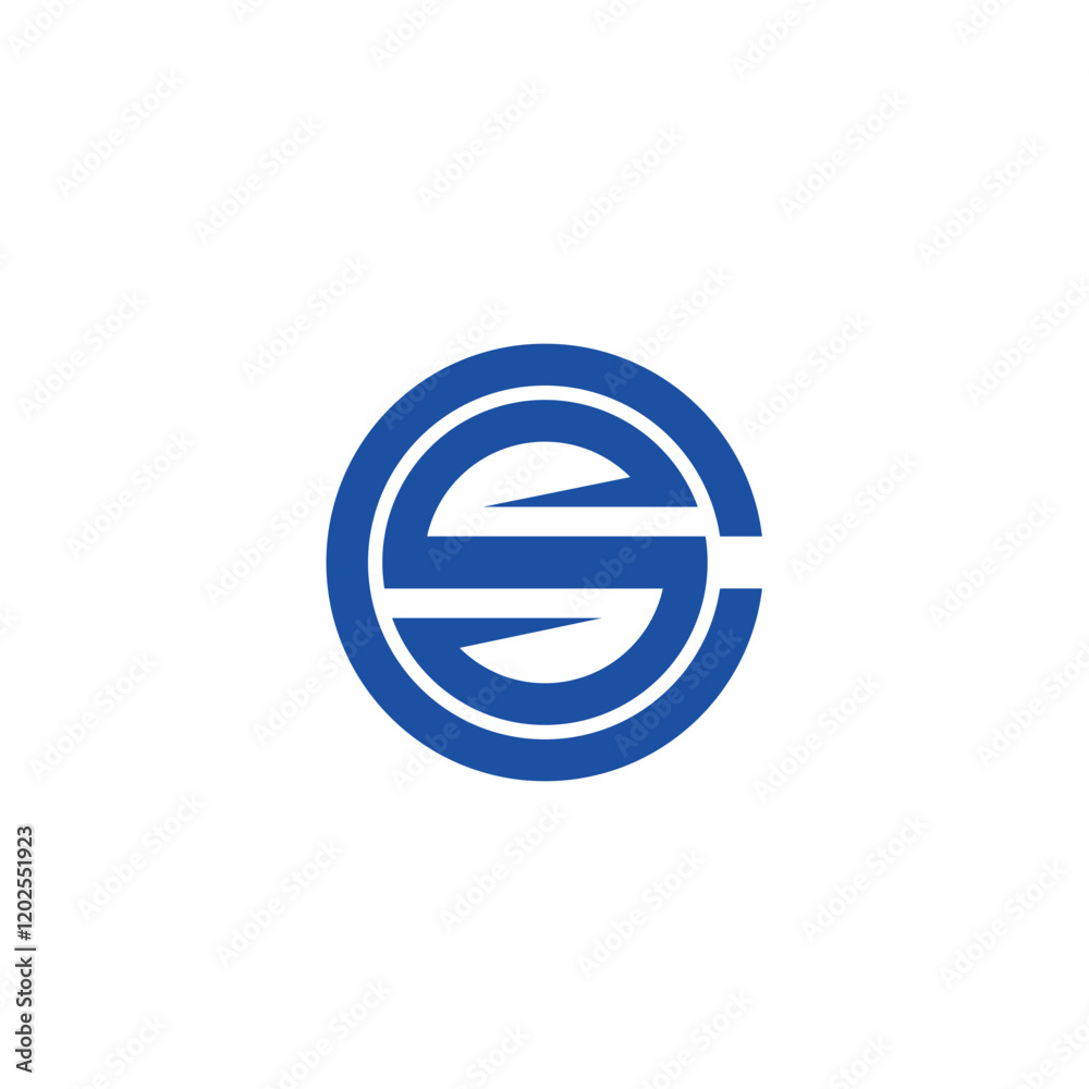 Letter CS round logo design editable vector brand identity corporates image Letter CS round logo design editable vector brand identity corporates image
