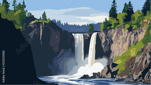 Snoqualmie Falls- Washington's Majestic Waterfall