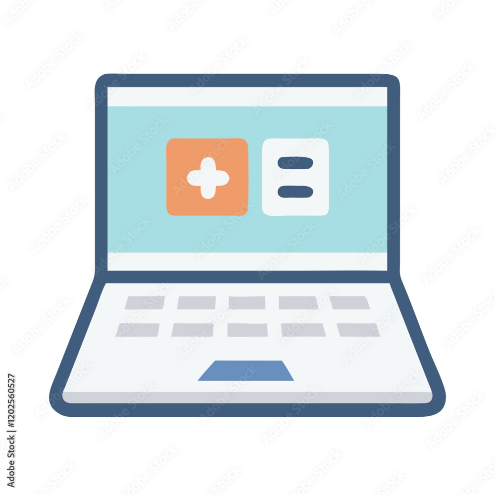 Laptop Icon for Technology and Digital Work Laptop Icon for Technology and Digital Work