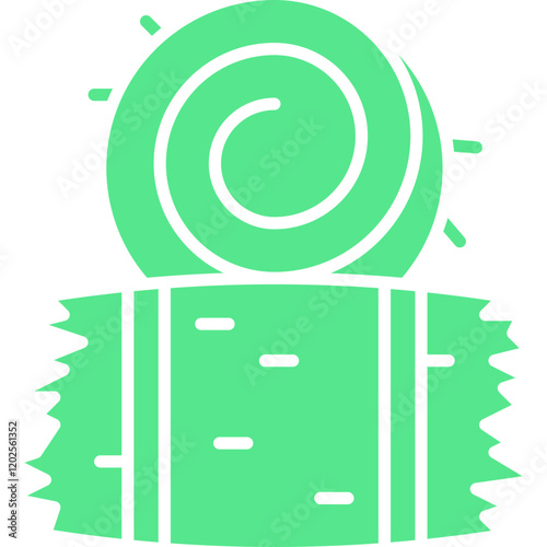 Hay icon single vector illustration