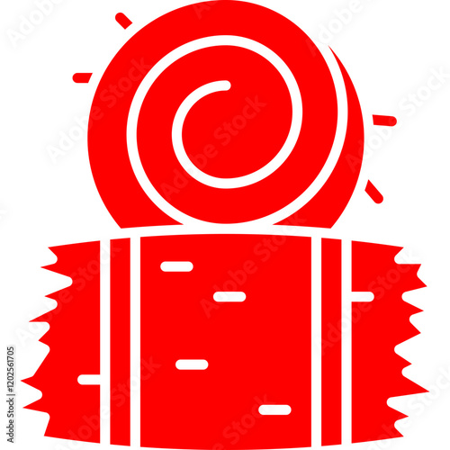 Hay icon single vector illustration