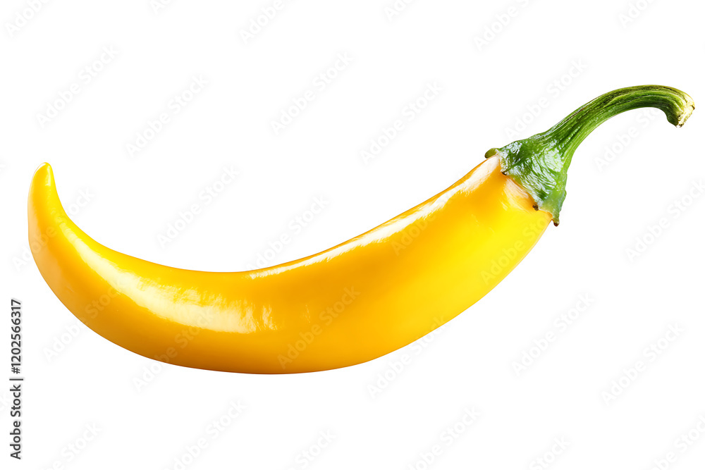 Yellow chili pepper isolated on a white background Yellow chili pepper isolated on a white background
