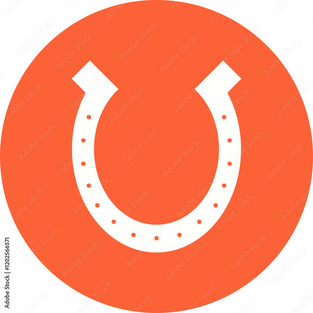 Horse Shoe icon single vector illustration Horse Shoe icon single vector illustration