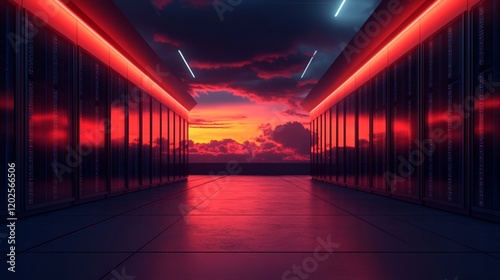 A conceptual cloud storage secured with multiple layers of digital locks and firewalls. 127