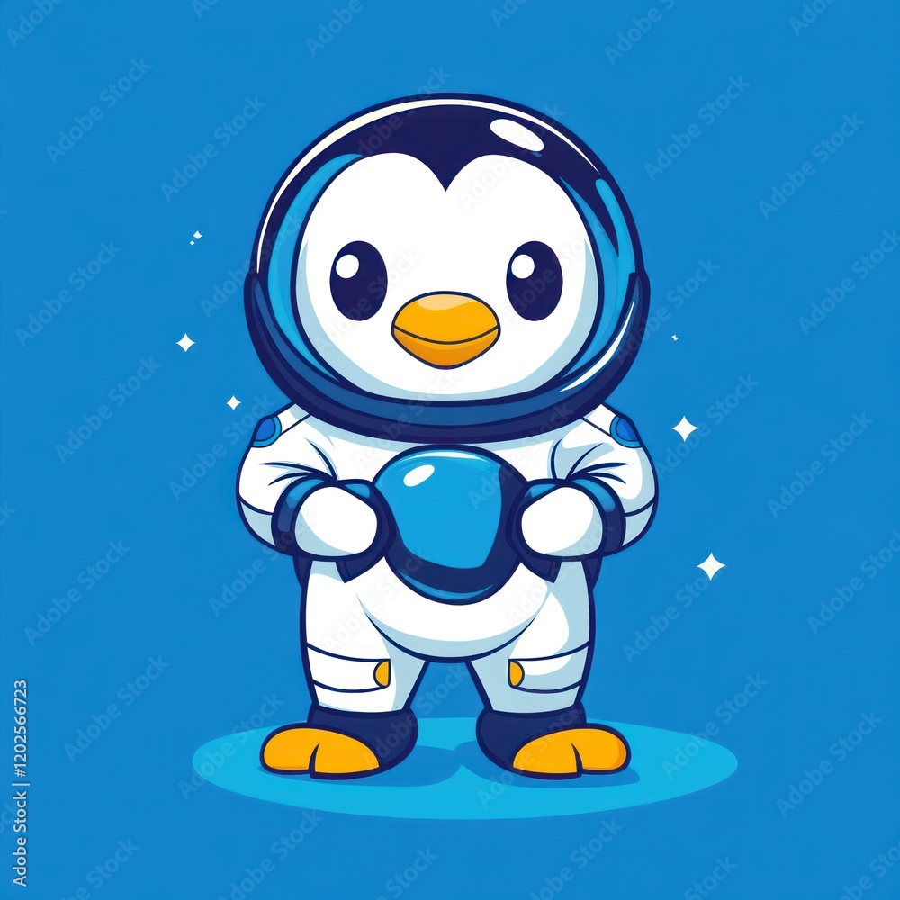 Cute penguin astronaut space adventure (1) Cute penguin astronaut space adventure (1)