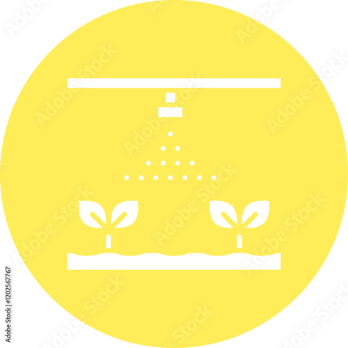 Irrigation icon single vector illustration
