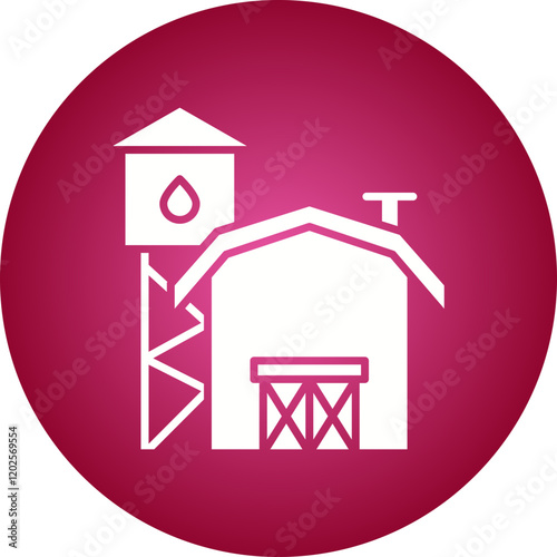 Farms icon single vector illustration