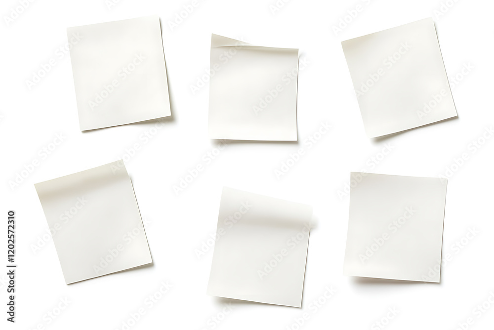Stick note isolated on a white background Stick note isolated on a white background
