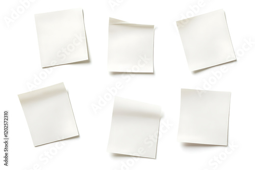 Wallpaper Mural Stick note isolated on a white background Torontodigital.ca