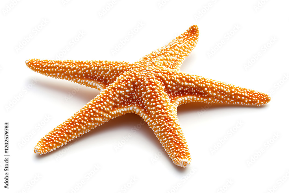 Orange starfish isolated on a white background Orange starfish isolated on a white background