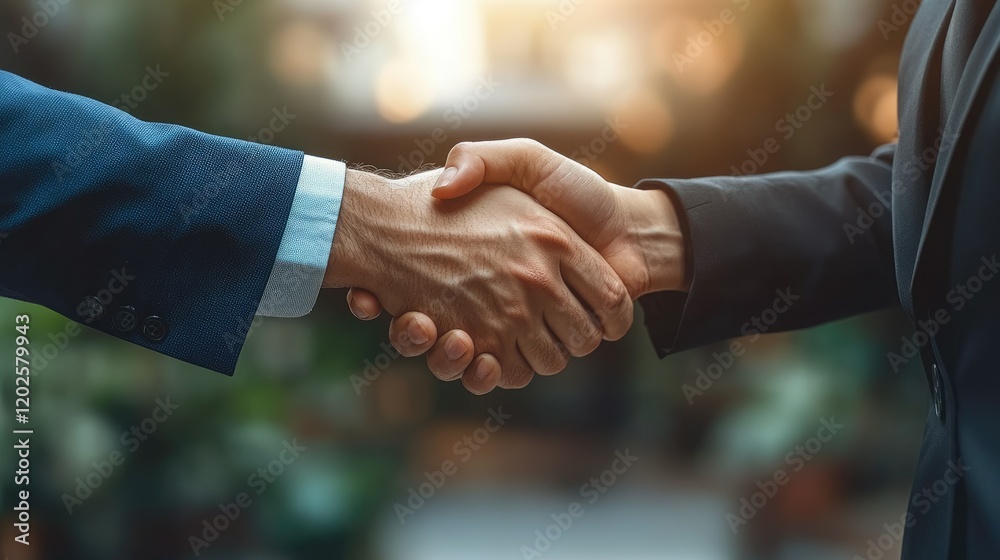A close-up of two hands shaking, symbolizing agreement or partnership in a business context. A close-up of two hands shaking, symbolizing agreement or partnership in a business context.