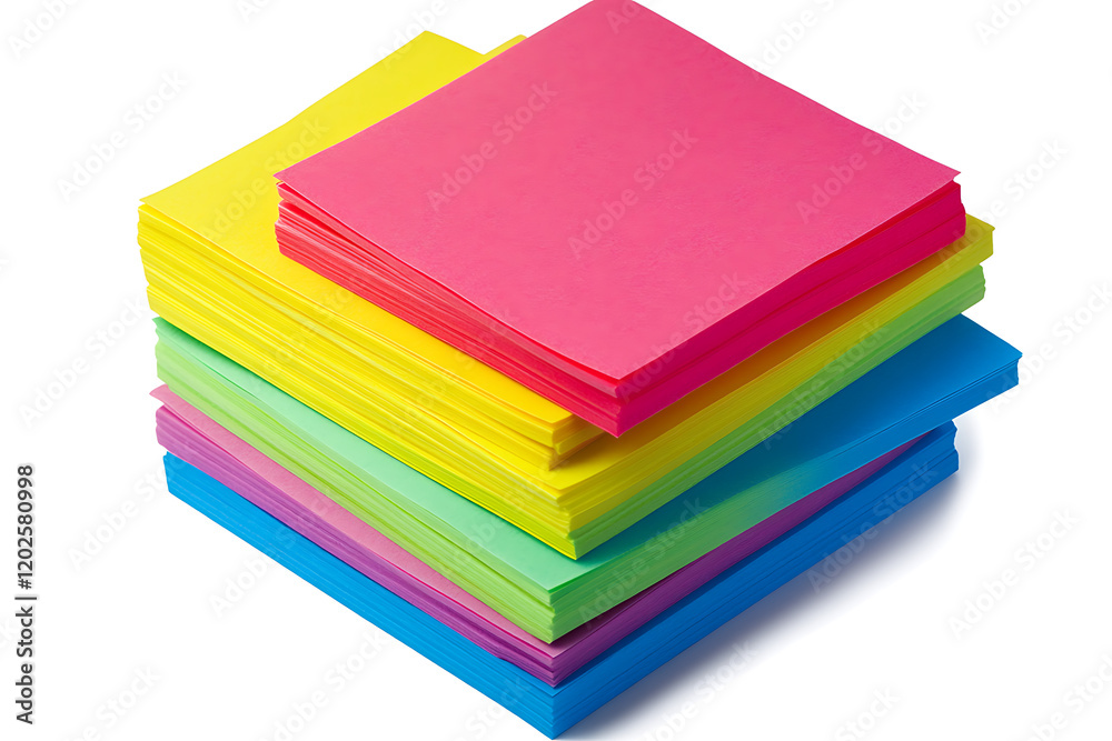 Set of colorful sticky note isolated on a white background Set of colorful sticky note isolated on a white background