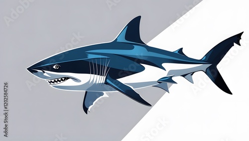 shark illustration photo