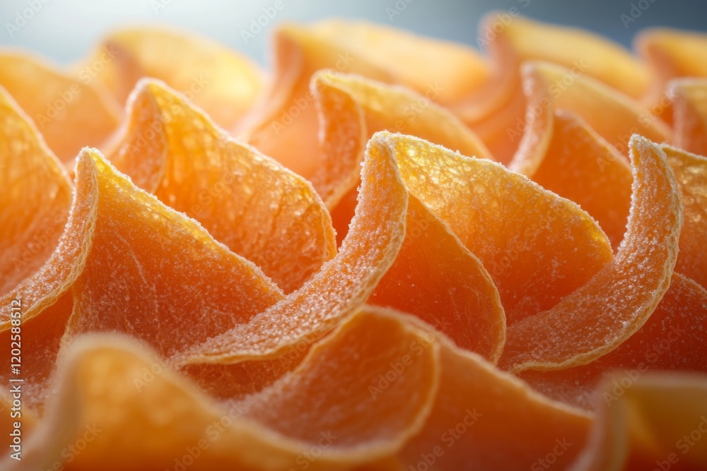 Sliced orange wedges on a bright plate Sliced orange wedges on a bright plate