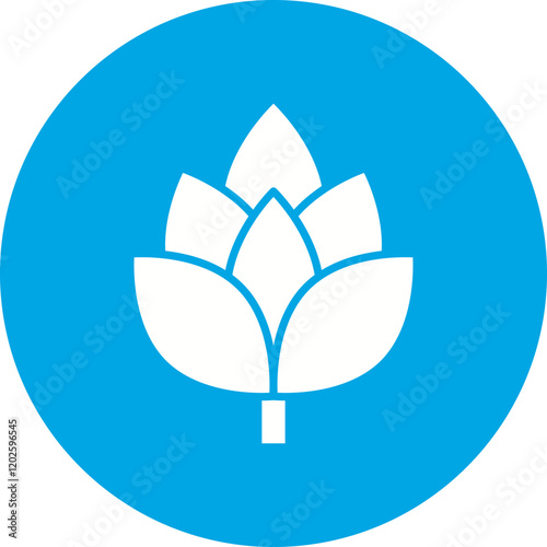 Artichoke icon single vector illustration