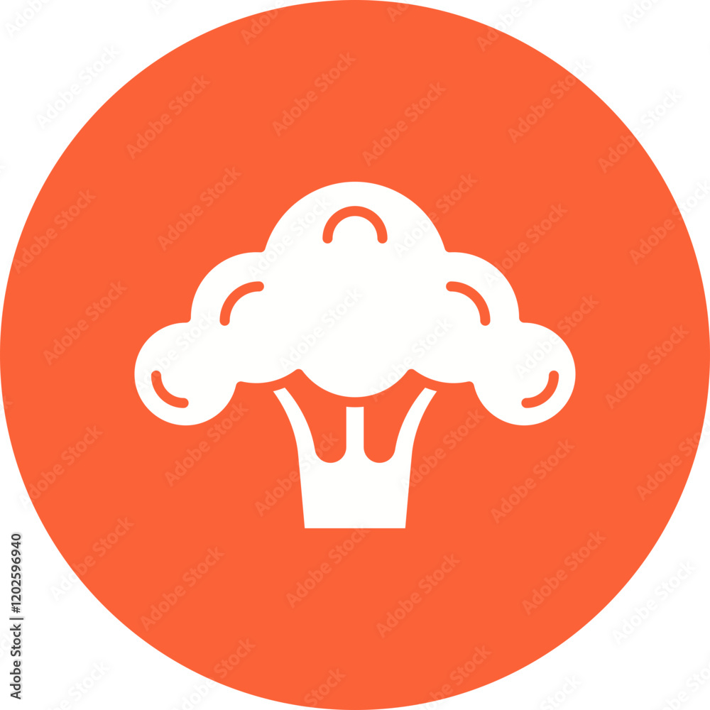 Broccoli icon single vector illustration Broccoli icon single vector illustration