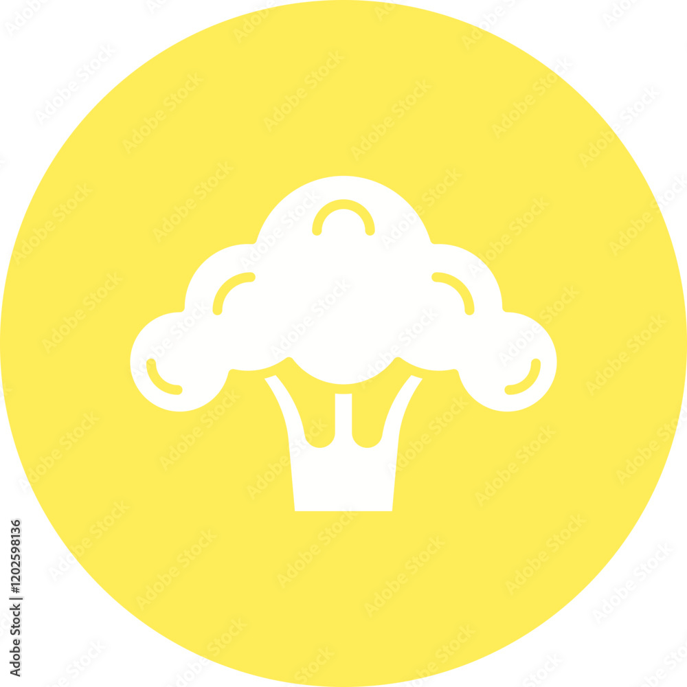 Broccoli icon single vector illustration Broccoli icon single vector illustration
