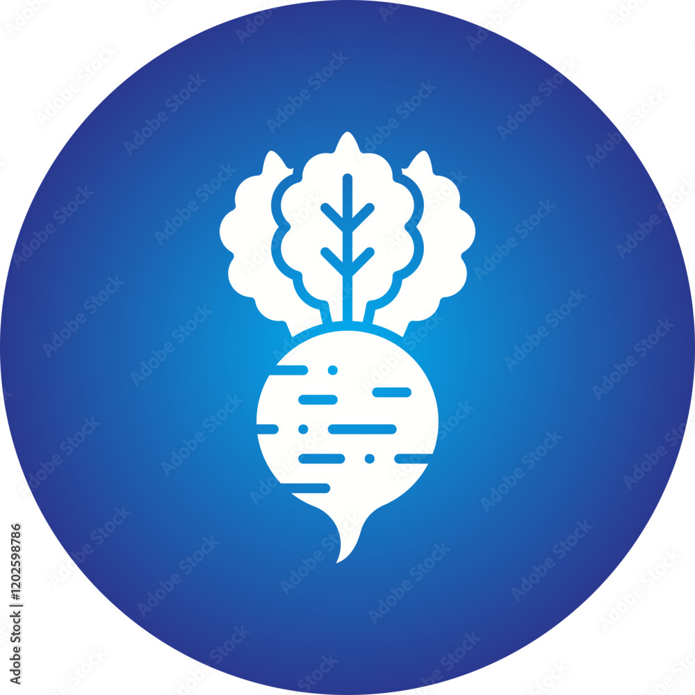 Radish icon single vector illustration Radish icon single vector illustration