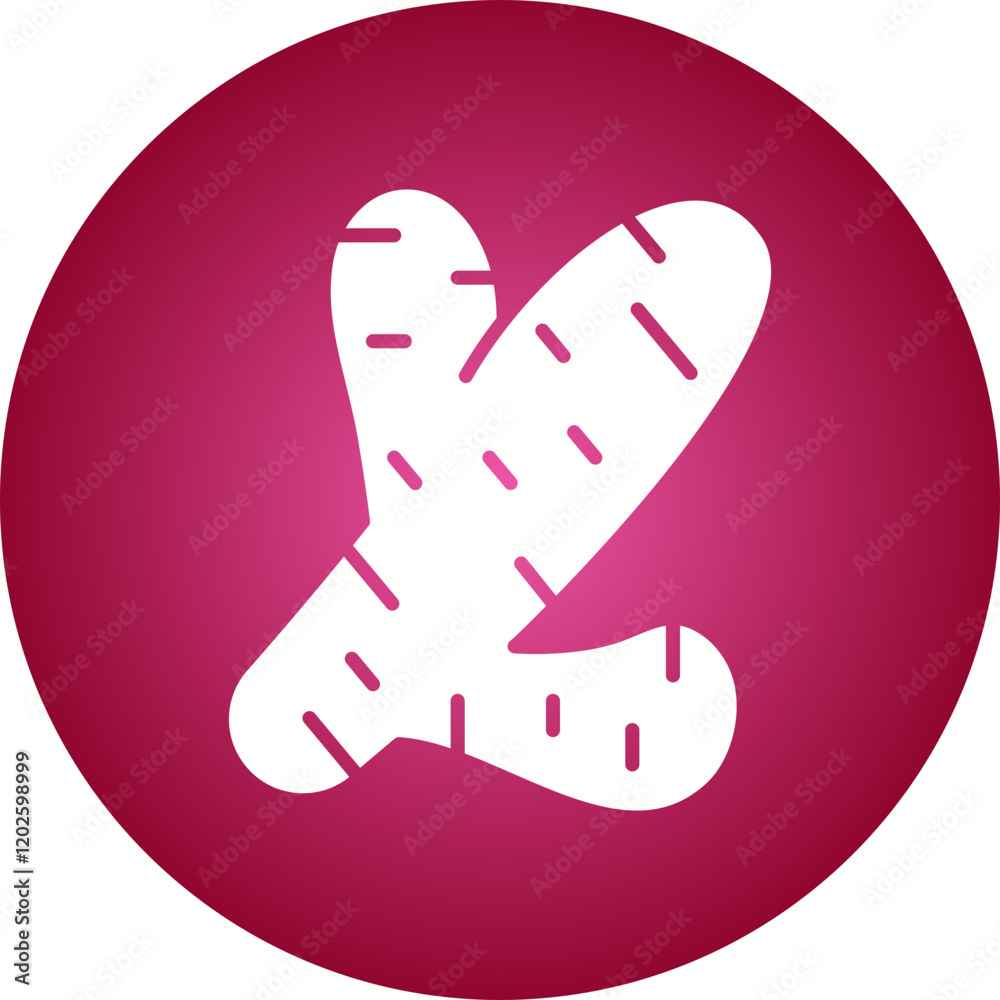 Ginger icon single vector illustration Ginger icon single vector illustration