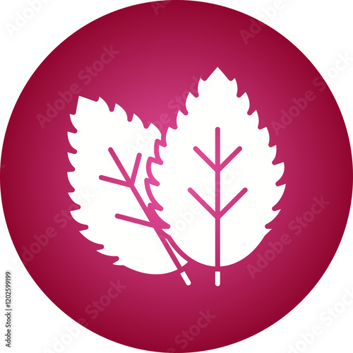 Spearmint icon single vector illustration