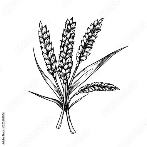 Wheat stalks sway gently in the breeze, hinting at a bountiful harvest under the warm afternoon sun
