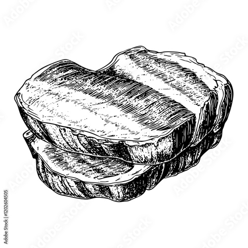 Deliciously grilled steaks lay side by side, showcasing their juicy texture and charred lines on a rustic background