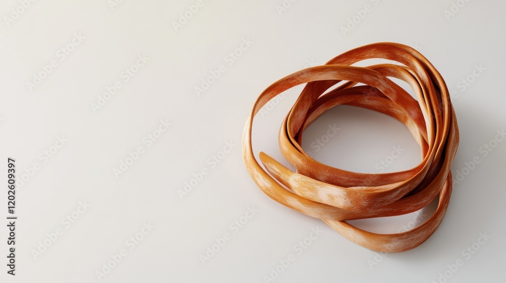Dried fruit leather roll on white background Dried fruit leather roll on white background