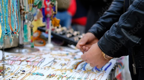 Stall Selling Handmade Accessories
