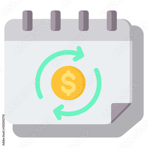 Annual Flat Icon